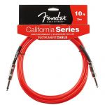 Fender 10' California Cable Candy Apple Red