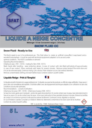 SFAT EUROSNOW CONCENTRATE (CC) CAN- 5L