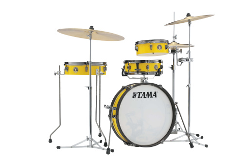 TAMA LJK48PBN-ELY Club-JAM Pancake Drum Kit w/ Black Nickel Shell Hardware