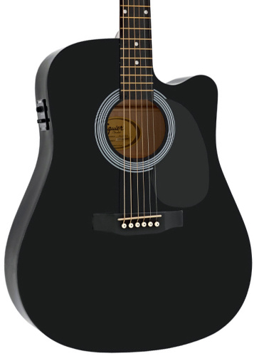 Fender Squier SA-105CE Black фото 5