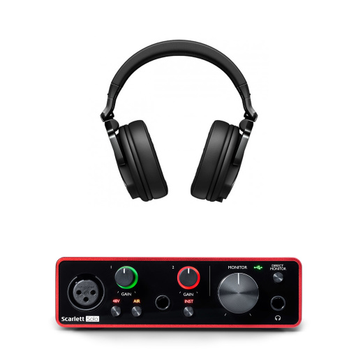 ​Focusrite Scarlett Solo 3rd gen (1 шт) + Pioneer HRM-6 (1 шт)
