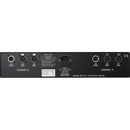 Universal Audio 2-610 Dual Channel Tube Preamplifier фото 2