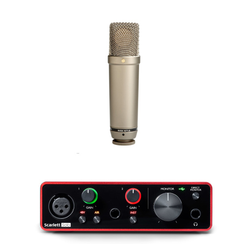 ​Focusrite Scarlett Solo 3rd gen (1 шт) + RODE NT1-А (1 шт)