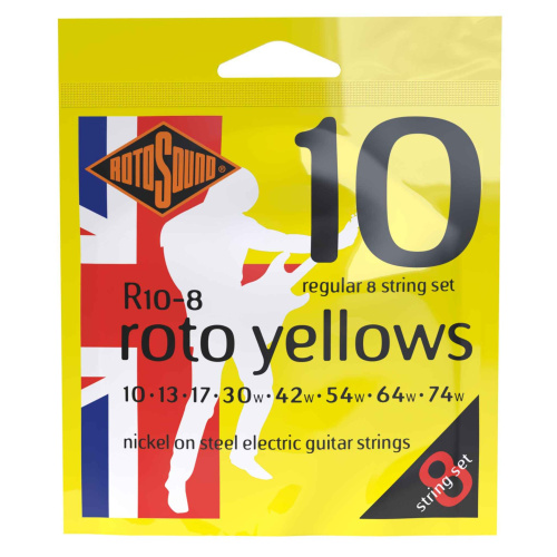 ROTOSOUND R10-8 8 STRING NICKEL SET