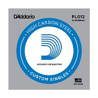D'Addario PL012 plain steel 