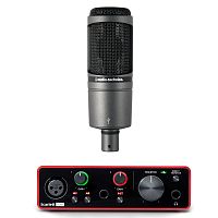 ​Focusrite Scarlett Solo 3rd gen (1 шт) + Audio-Technica AT2020 (1 шт)