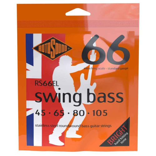 Rotosound RS66EL STAINLESS STEEL EXTRA LONG 45 65 80 105