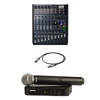 Alto Live802 (1 шт) + Shure BLX24E SM58 (1 шт) + Proel BULK250LU1 (1 шт)