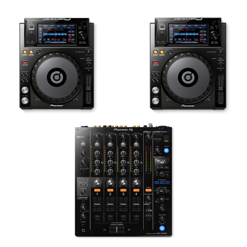Pioneer Dj XDJ-1000MK2 (2 шт) + Pioneer Dj DJM-750MK2 (1 шт)