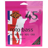 Rotosound RB45-5 NICKEL (UNSILKED) 5 STRING 45 65 85 105 130