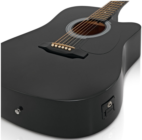 Fender Squier SA-105CE Black фото 4