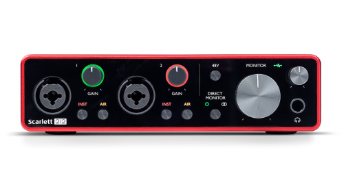 Focusrite Scarlett 2i2 3rd gen (1 шт) + AKG K240 MKII (1 шт) фото 3