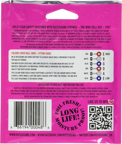 ROTOSOUND R9 STRINGS NICKEL SUPER LIGHT фото 2