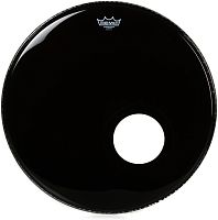 Remo POWERSTROKE 3 24" EBONY with 5" Black DynamO