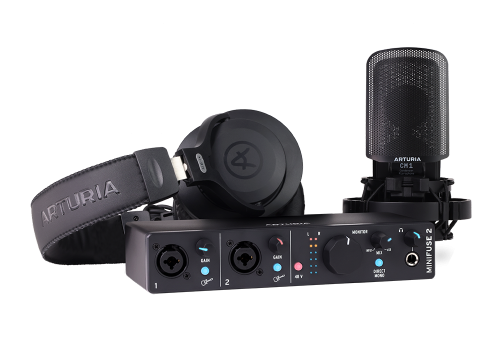 Arturia MiniFuse Recording Pack Black