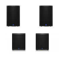Turbosound iQ15 (2 шт) + Turbosound iQ18B (2 шт)