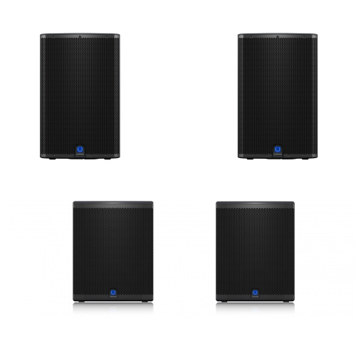Turbosound iQ15 (2 шт) + Turbosound iQ18B (2 шт)
