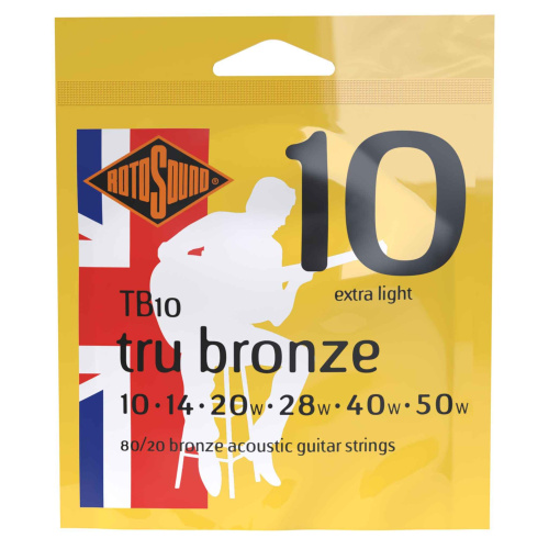 ROTOSOUND TB10 STRINGS 80/20 BRONZE
