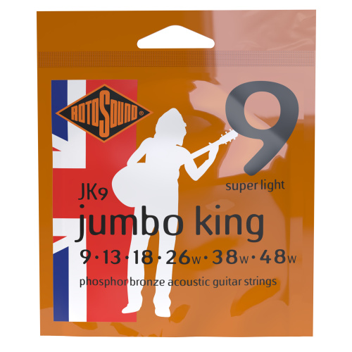 ROTOSOUND JK9 JUMBO KING STRINGS PHOSPHOR BRONZE