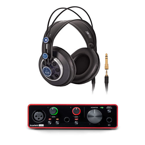 ​Focusrite Scarlett Solo 3rd gen (1 шт) + AKG K240 MKII (1 шт)
