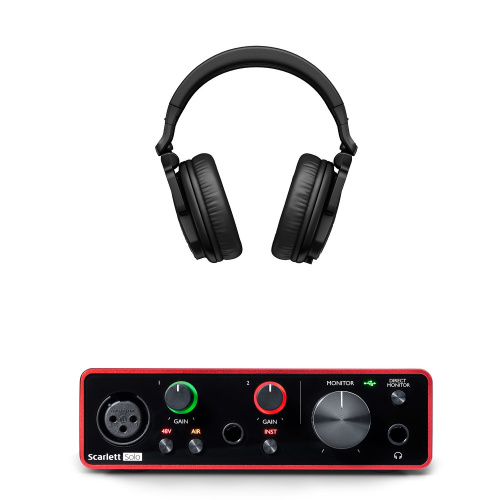 ​Focusrite Scarlett Solo 3rd gen (1 шт) + Pioneer HRM-5 (1 шт)