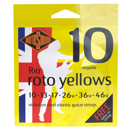 ROTOSOUND R10 STRINGS NICKEL REGULAR