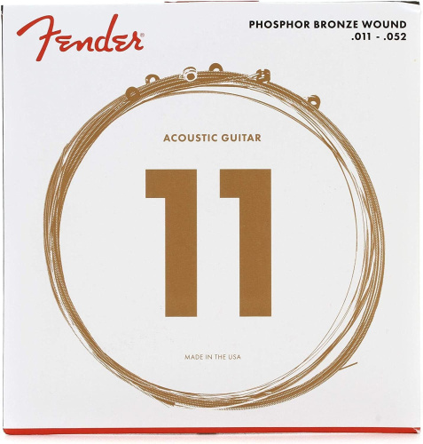 FENDER STRINGS NEW ACOUSTIC 60CL PHOSPHOR BRONZE 11-52