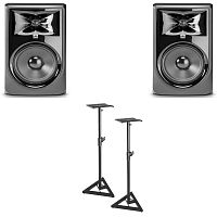 JBL 308P Mkll (2 шт) + OnStage SMS6000-P (пара)