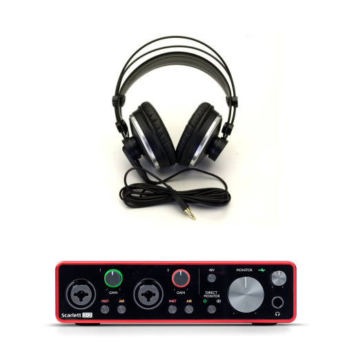 Focusrite Scarlett 2i2 3rd gen (1 шт) + AKG K271 MKII (1 шт)