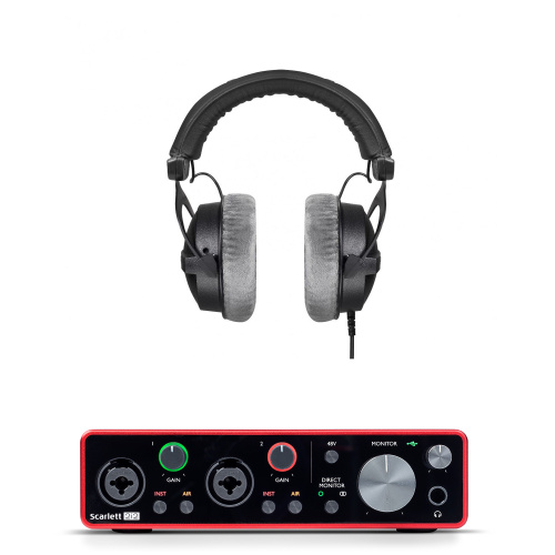 Focusrite Scarlett 2i2 3rd gen (1 шт) + Beyerdynamic DT 770 PRO (1 шт)