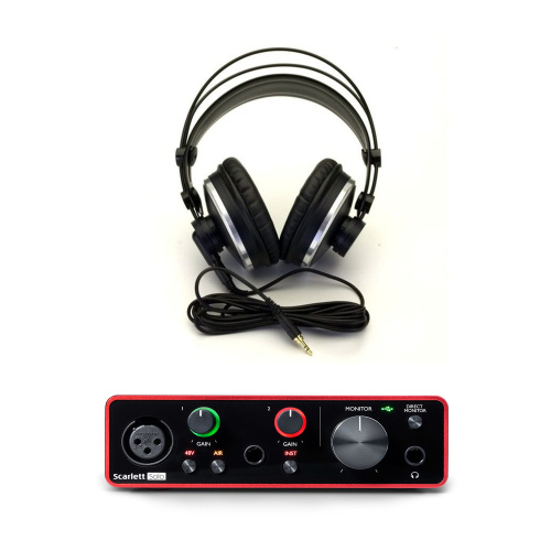 ​Focusrite Scarlett Solo 3rd gen (1 шт) + AKG K271 MKII (1 шт)
