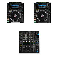 Pioneer Dj CDJ-2000NXS2 (2 шт) + Pioneer Dj DJM-900NXS2 (1 шт)