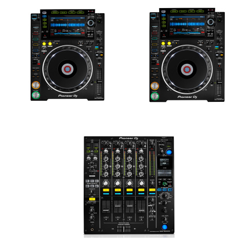 Pioneer Dj CDJ-2000NXS2 (2 шт) + Pioneer Dj DJM-900NXS2 (1 шт)