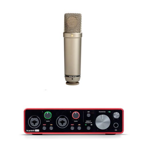 Focusrite Scarlett 2i2 3rd gen (1 шт) + RODE NT1-А (1 шт)